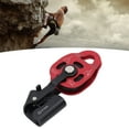 thumbnail image 4 of Rock Pulley, Climb Pulley Rust Proof Aviation  Alloy  For Transportation Red, 4 of 8