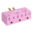 thumbnail image 1 of Adaptador Steren 3 Entradas  WMS-1217 Rosa, 1 of 4