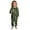A-Green, variant on Miaoju Big Halloween Pajamas Cute Graphic Print Top and Pant Set with Pockets Soft Sports Top 2 Piece Pajama Outfits