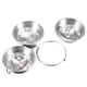 thumbnail image 4 of 1pc Love Bowl de huevo cocido al vapor cuenco de acero inoxidable Tazón de almacenamiento de hogar (plata), 4 of 5