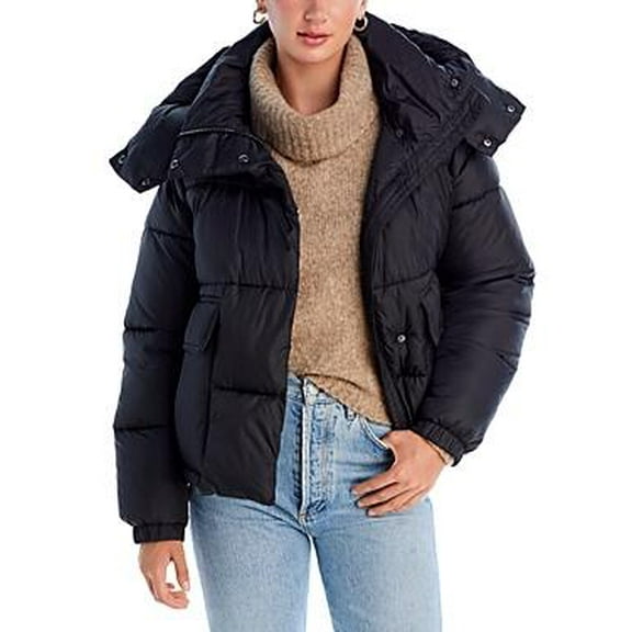 Aqua Cire Wonder Short Puffer Jacket Medium M