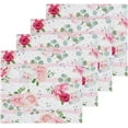 thumbnail image 2 of SKYSONIC Rose Flower Cotton Washcloths Set of 2, Highly Absorbent Soft Fingertip Towel for Bathroom, Gym, Hotel and Spa, 12 x 12 Inch, 2 of 7
