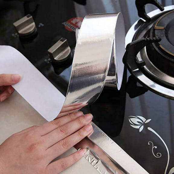 Fymall Aluminium Foil Adhesive Tape Reflective Heat Moisture Resistant Insulation Repair Tools