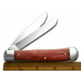 thumbnail image 3 of Case XX Knives Smooth Cherry Red Bone Trapper Stainless Pocket Knife, 3 of 4