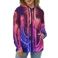 thumbnail image 3 of Neon Cactus Regular Fit Hoodie, Sporty Pullover Hooded Sweatshirt for Men Women M, 3 of 6
