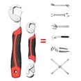 thumbnail image 2 of Manual Wrench Portable Rubber Sleeve Universal Multifunctional High Torques Professional Faucet Radiator Spanner Hand Tool Large 22-32mm, 2 of 7