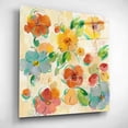 thumbnail image 5 of Epic Art 'Playful Floral Trio III' by Silvia Vassileva, Acrylic Glass Wall Art, 12"x12", 5 of 13
