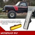 thumbnail image 4 of GTINTHEBOX Clear Amber LED Front Side Marker Lights For 1972-1993 DODGE RAM TRUCK RAM CHARGER, 4 of 11