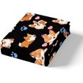thumbnail image 4 of Funda nórdica Cute Dog Pattern juego de cama para niños Niños Niñas Cartoon Corgi, 4 of 9