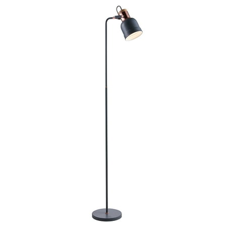 Versanora - Lattine Monopod Floor Lamps - Grey/Gold
