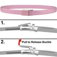 thumbnail image 3 of Falari Automatic Ratchet Belt for Women Kids Boys and Girls Genuine Leather Belt - Trim to Fit, 3 of 7