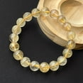 thumbnail image 6 of Flyshop Jewelry Natural Gold Rutilated Quartz Bracelet, Yellow Crystal Jewelry (Bead Dia. 9mm), 6 of 7