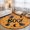 Black Orange, variant on Area Rugs 2x3,Happy Halloween Horror Ghost Moon Stars Non Slip Washable Rug Indoor Carpet Soft Floor Rugs for Home Living Room Bedroom Dining Room Office