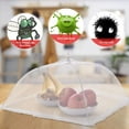 thumbnail image 5 of Ledeak 3 Pcs Mesh Screen Food Cover, 12 Inch Tents Popup Collapsible Food Cover, Food Protector Tent Net Screen Umbrella for Keeping Out Flies Bugs Mosquitos Picnics (White), 5 of 7