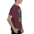 thumbnail image 3 of Level 11 Unlocked Awesome Since 2010 Men'S Basic Short Sleeve T-Shirt Burgundy X-Large, 3 of 5