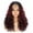 BlackRed-1BBUG, variant on 16" Short Boho Braided Wig Suitable For Women Glueless Double Full HD Lace Blended Braid Wig with Bohemian Curly Ends Goddess Boho Box Braids Wig
