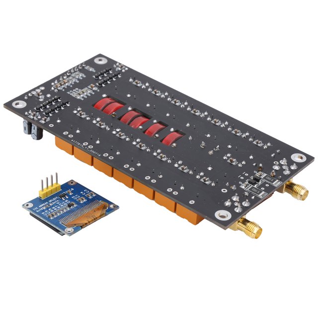Gupbes ATU‑100 Antenna Tuner Board,Antenna Tuner Board With Screen Finished Version DIY Kits Tester Components ATU‑100 400mA,Antenna Tuner Board With Screen