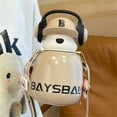 thumbnail image 3 of FHBVT Bear Insulated Cup for Kids - Cute Thermal Water Bottle with Straw - Hot & Cold Beverage Insulation for Long-Lasting Temperature Control - Ideal for Travel, School, and Outdoor Use, 3 of 4