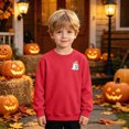 thumbnail image 6 of Child Boys Halloween Shirt for 7t 8t Boys Halloween T-shirt Boys Ghost Kids Shirt Crewneck Long Sleeve Graphic Top Toddler to Youth Boys Clothes Size 7-8 Years, 6 of 9