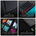 thumbnail image 6 of Vault X 12 Pocket Trading Card Zip Binder, 480 Cards, Premium Exo-Tec Album Material, 20 Side-Loading Pages, Folder, Sports, TCG (Black), 6 of 8