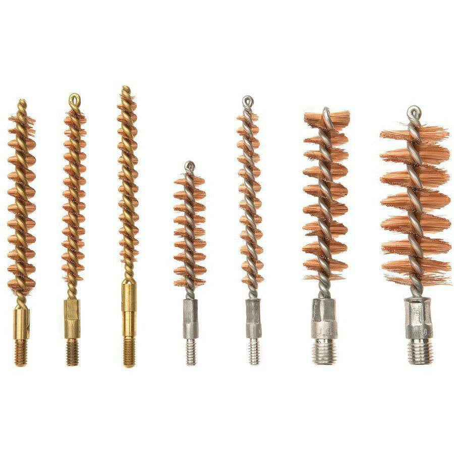 KLEENBORE RIFLE PHOSPHOR BRONZE BORE BRUSHES/MOPS .35/9MM CAL 5 PACK