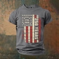 thumbnail image 2 of 250Th Anniversary Usa Short Sleeve T Shirt Graphic Print Casual Crew Neck 250Th Mens Tees Dark Gray XXL, 2 of 4