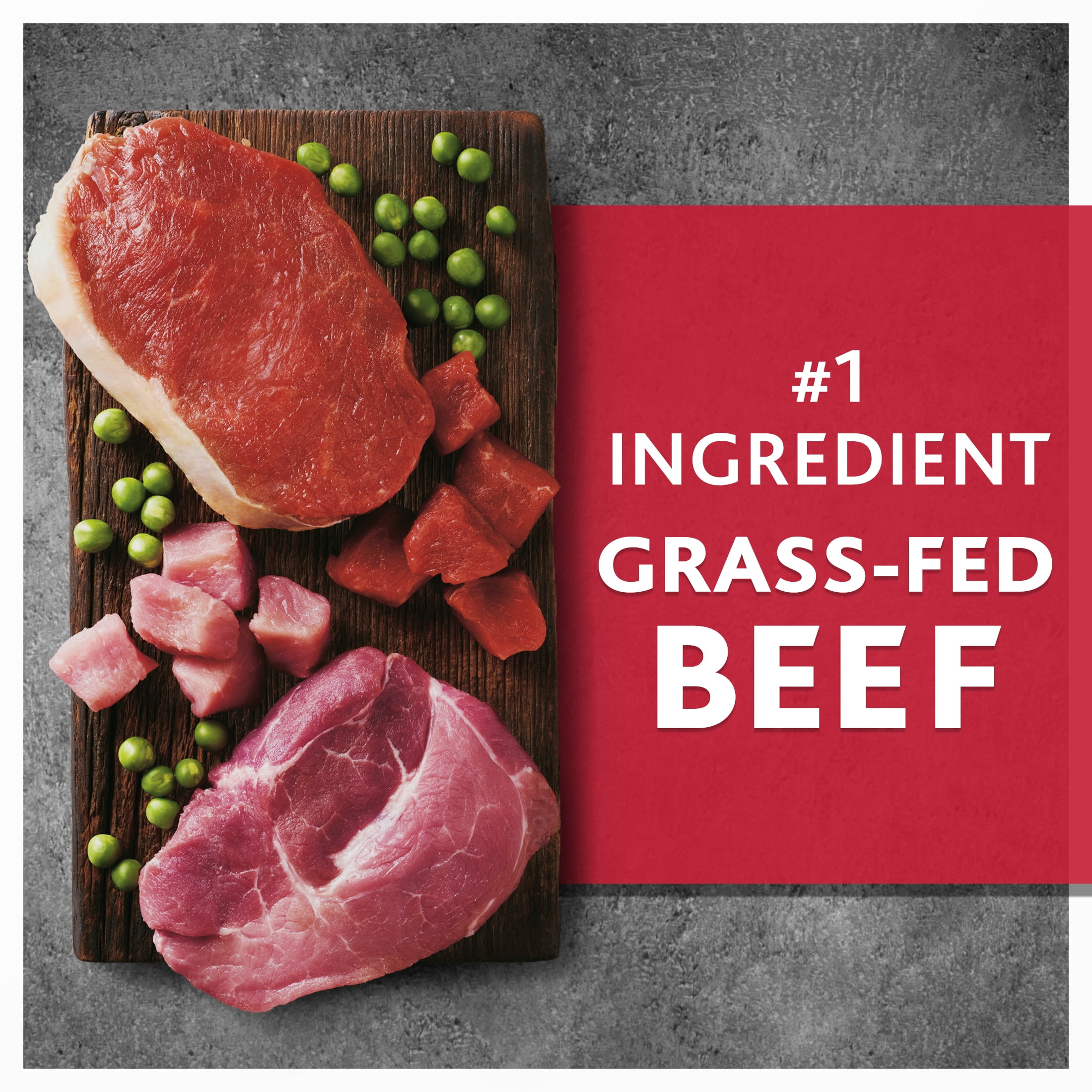 (6 pack) Pure Balance Wild and Free Grass Fed Beef and Wild Boar Recipe Grain Free Dry Dog Food, 4 lb