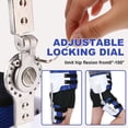 thumbnail image 3 of Klyrovan Hinged ROM Hip Abduction Brace, Adjustable Abduction Hip Stabilizer for Sciatica Pain Relief, Post Op Hips Orthosis Support Brace Joint Protection Fixation, Universal, 3 of 7