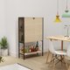 thumbnail image 2 of Gabinete con Puertas y Estantes | Mueble Organizador con Estructura Metálica y Acabado Tipo Madera | Estilo Industrial, 2 of 7