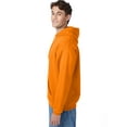 thumbnail image 2 of Hanes EcoSmart Unisex Fleece Hoodie (Big & Tall Sizes Available) Safety Orange XL, 2 of 5