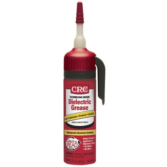 CRC Industries Dielectric Grease 05113 Silicone Based Formula; Working Temperature -70 Degree To 400 Degree Fahrenheit; 3.3 Ounce Bottle; Single