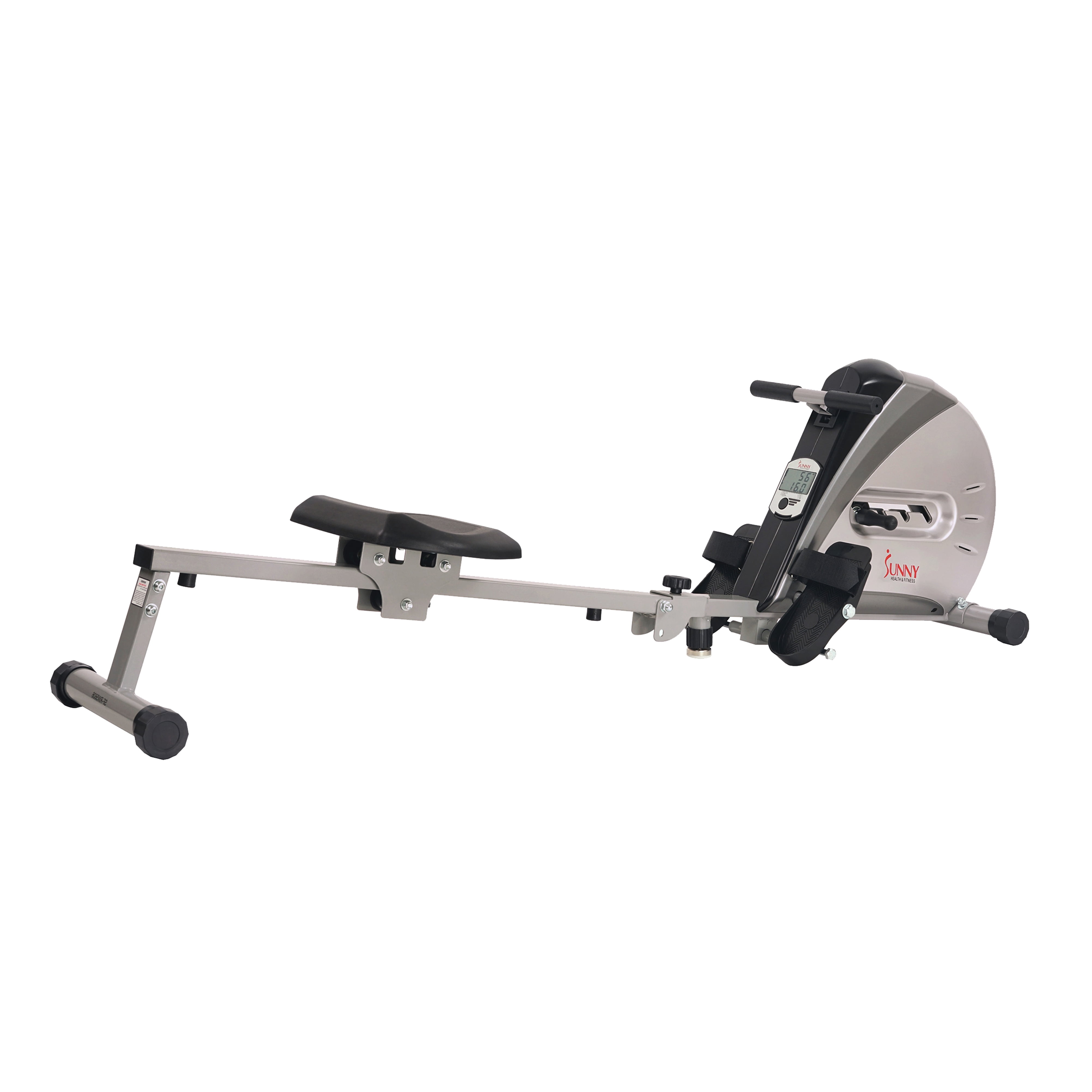 Sunny Health & Fitness Elastic Cord Rowing Machine Rower Full Body Gym Workouts w Free SunnyFit® App Membership SF-RW5606