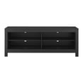 thumbnail image 4 of CorLiving Norio Black Faux Wood TV Stand with 4 Open Shelves for TVs up to 75", 4 of 11