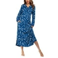 thumbnail image 2 of Avidlove Women Long Nightgown V Nek Nightshirt Sleepwear Full Length Sleepshirt with Pockets Long Sleeve Sleep Dress, 2 of 5
