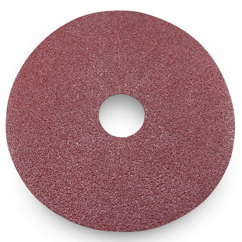 Black Hawk Aluminum Oxide Resin Fiber Discs, 120 Grit, 4.5-Inch Diameter x 7/8-Inch Arbor Hole, Pack of 25