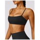 thumbnail image 3 of Sujetador deportivo con cuello cuadrado for mujer, tirantes finos, camisola acolchada, Yoga, espalda cuadrada inalámbrica, sujetador de entrenamiento, Top corto, 3 of 6