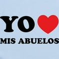 thumbnail image 2 of CafePress - Yo Amo Mis Abuelos Infant Bodysuit - Baby Light Bodysuit, Size Newborn - 24 Months, 2 of 4