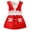 Red baby girl clothes -sz1k8, variant on Girl Summer Outfits Baby Girls Bow Ruffle Sleeveless Top Skirt Set Sweet Summer Outfit（18-24 Months，Red）