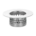 thumbnail image 3 of 1.97 Inch Top 1.1 Inch Basket Sink Drain Strainer 4 Pack, Stainless Steel Hair Catcher Drain Cover for Bathroom Utility Laundry RV and Lavatory Sink Drainage Filter System, 3 of 6