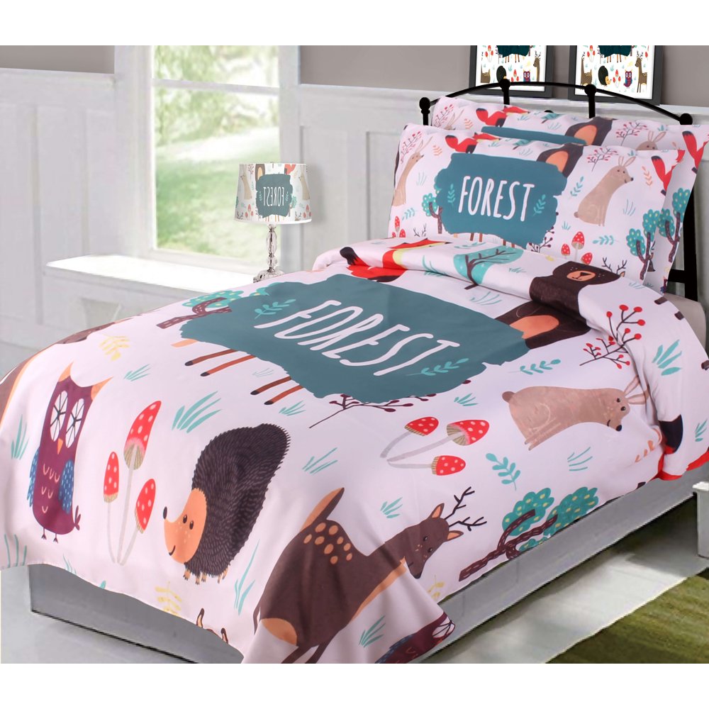 Golden Quality Bedding Twin 4 Pieces (Fitted, Flat Sheet and 2 Pillow