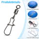thumbnail image 5 of Sonducket 100 piezas de pivotes de pesca rodantes con mosquetón accesorio de pesca práctico y práctico Pescar, 5 of 6