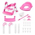 thumbnail image 5 of Baño Entrenador The Baby Shop  B069 3 en 1 escalera, asiento y recipiente Rosa, 5 of 5