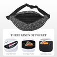 thumbnail image 5 of Pofeuu Daisies Flowers Print Sling Bag for Women Men Crossbody Sling Backpack Travel Hiking Chest Bag Daypack, 5 of 7