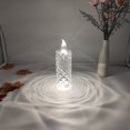 thumbnail image 4 of Lámpara Luz de vela electrónica LED Cena de boda Fiesta de cristal sin llama (A) Ehuebsd Para estrenar, 4 of 7