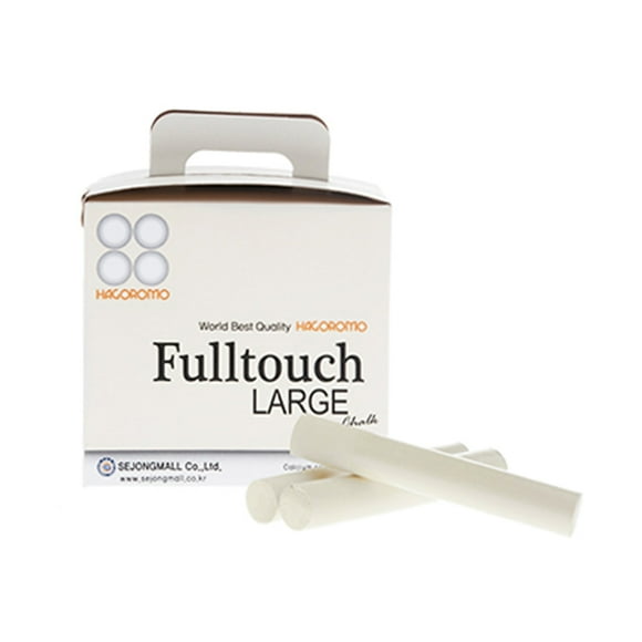 [Hagoromo] Craie Géante Fulltouch, Blanche, 15 Unités