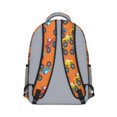 thumbnail image 3 of Monster Cartoon Truck Orange Pattern Backpack for School, Cute School Bag with Adjustable Shoulder Straps and Padded Back, 15.3"x11"x6.7", 3 of 5