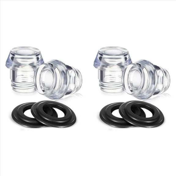 Rollbacks & More 4 Sets Percolator Parts Top and Washer Ring for FarberwareYosemite Coffee Percolators Replacement Pot Filters