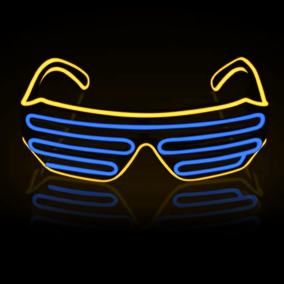 led Light up Glasses Party,led Glasses for Adults Party, Luminous Glasses for Parties, EL Glasses Costumes for Party