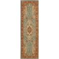 thumbnail image 4 of Nourison Heritage Hall HE16 Aqua 8' Free Form Rug, 4 of 5