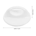 thumbnail image 2 of Hemobllo 4-Pack Universal Round Cookware Lid Knobs Replacement Handles White for Pots and Pans, 2 of 8